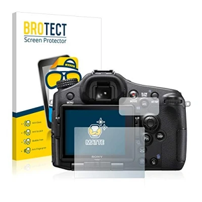 Abbildung von BROTECT Entspiegelungs Schutzfolie für Sony Alpha 77 II (SLT A77 II) (2 Stück) Matte Displayschutz Folie, Anti Reflex, Fingerprint