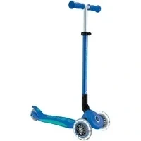 Abbildung von GLOBBER PRIMO FOLDABLE PLUS LIGHTS dunkelblau türkis. mit Leuchtrollen