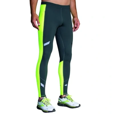 Abbildung von Brooks RUN Visible Thermal Tight Tights, Herren, Größe: 52/54, Asphalt nightlife
