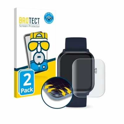 Abbildung von BROTECT Full Cover Schutzfolie Matt für ICE Watch Smart junior 2.0 (2 Stück) Screen Displayschutz Folie, 3D Curved, Anti Reflex