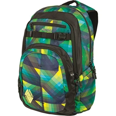 Abbildung von NITRO Rucksack Chase 35l Schule Uni Freizeit Geo Green grün
