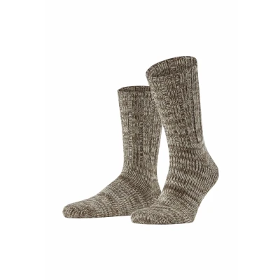 Abbildung von FALKE Herren Brooklyn M SO Baumwolle einfarbig 1 Paar Socken, Weiß (Woolwhite 2060), 39 42
