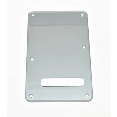 Abbildung von kaish Strat Backplate ST Tremolo Cover Silber Spiegel