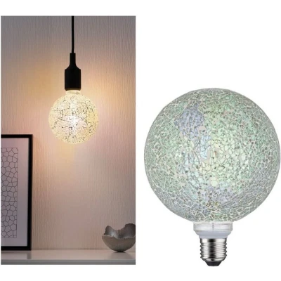 Abbildung von Paulmann LED Leuchtmittel Miracle Mosaic Weiß E27 2700K dimmbar, E27, 1 St., Warmweiß