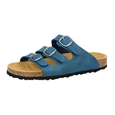 Abbildung von LICO Pantolette flach, Damen, Größe: 38, Marine Schuhe