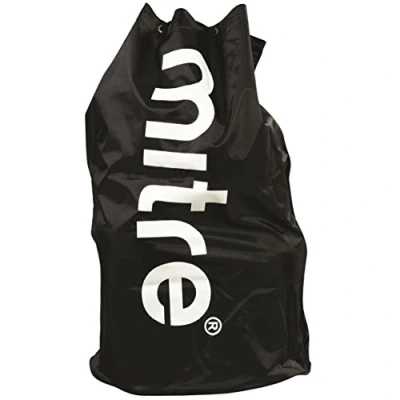 Abbildung von Mitre Fußballtasche, strapazierfähig, verstellbare Riemen, Schwarz, 20 Bälle