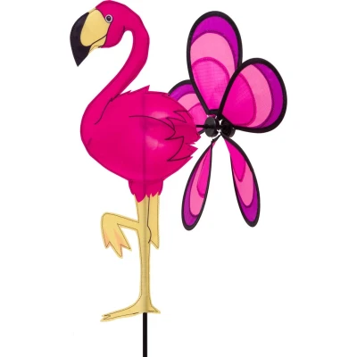 Abbildung von Windspiele in Tierform Spin Critters ca 32x65cm Flamingo