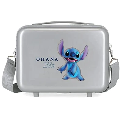 Abbildung von Disney 100 Stitch Adaptable Kulturbeutel, Grau, 29 x 21 15 cm, starres ABS, 9,14 l, 0,63 kg