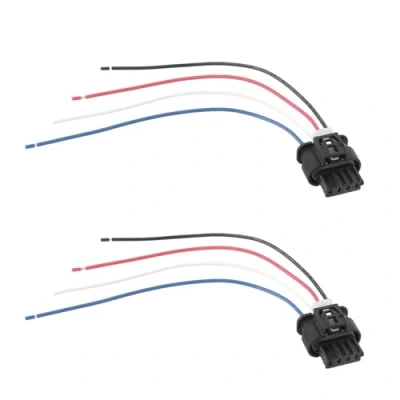 Abbildung von Be In Your Mind 2 Stück 4 poliger Auto Luftstrom LMM Verkabelungsstecker A0225452726 Kabelbaum Stecker Kompatibel mit Mercedes Benz