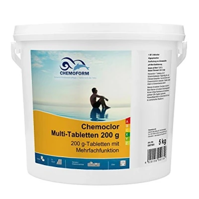 Abbildung von Chemoclor Multi Tabletten (200 g) mit Mehrfachfunktion 5 Kilo