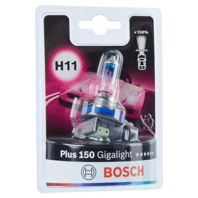 Abbildung von Bosch H11 Plus 150 Gigalight Lampe 12 V 55 W PGJ19 2 1 Stück