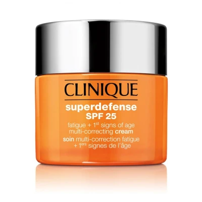 Abbildung von Clinique Superdefense Fatigue + 1st Signs Age Multi Correcting Cream SPF 25 Hauttyp 3/4 50 ml