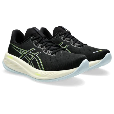 Abbildung von Asics Gelcumulus 26 Laufschuh Neutral, Herren, Größe: 41.5, Black/safety yellow Schuhe