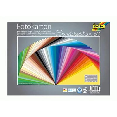 Abbildung von Foto karton 50 vel, assortie kleuren