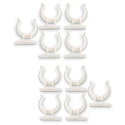 Abbildung von SO TECH® Möbelfuß Sockelfuß Höhe 200 mm Stellfuß verstellbar, (10 St), Befestigungsclips