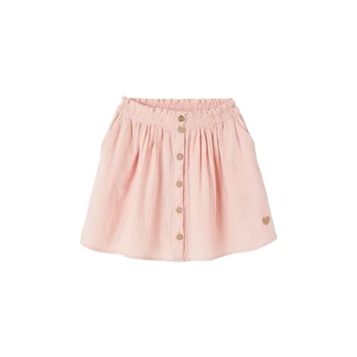 Abbildung von Vertbaudet Alinienrock für Kinder, Größe: 146/152, Rosa