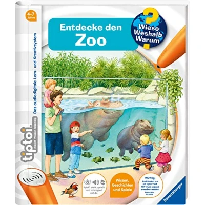 Abbildung von Ravensburger Buch &quot;tiptoi WWW Entdecke den Zoo&quot;, Made in Europe; FSC schützt Wald weltweit