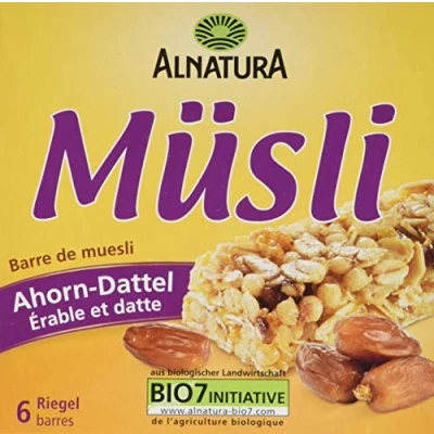 Abbildung von Alnatura Bio Ahorn Dattel Müsli Riegel, 150g