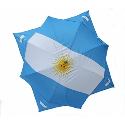 Abbildung von sportfanshop24 Stockschirm/Regenschirm/Sonnenschirm/Schirm mit Flaggenmotiv ARGENTINIEN