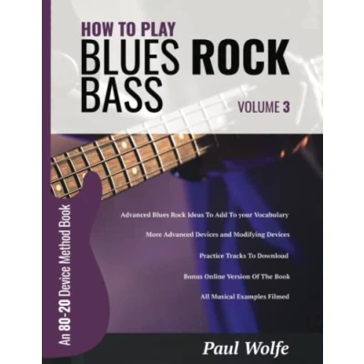 Abbildung von How To Play Blues Rock Bass Vol 3: An 80 20 Device Method Book
