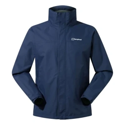Abbildung von Berghaus Herren RG Alpha 2.0 Wasserdichte Shell Jacke, extra atmungsaktiver, strapazierfähiger, leichter Mantel, Blau, S