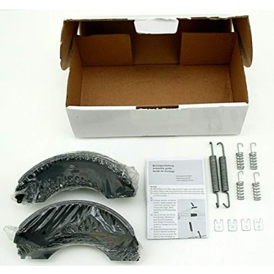 Abbildung von trailer parts4u Bremsbackensatz + Federn 230x50 für Alko Radbremse 2350 Set 73 Anhänger 21890703 1220329