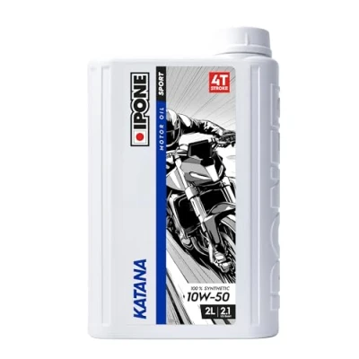 Abbildung von IPONE Motoröl 4 Takt Motorrad 10W50 Full Power Katana 100% Synthetik mit Estern Geschmeidigeres Schalten 2L Kanister
