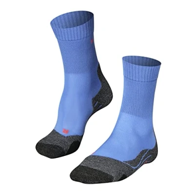 Abbildung von FALKE Damen Wandersocken TK2 Explore Cool W SO Lyocell Funktionsmaterial antiblasen dick 1 Paar, Blau (Blue Note 6545), 35 36