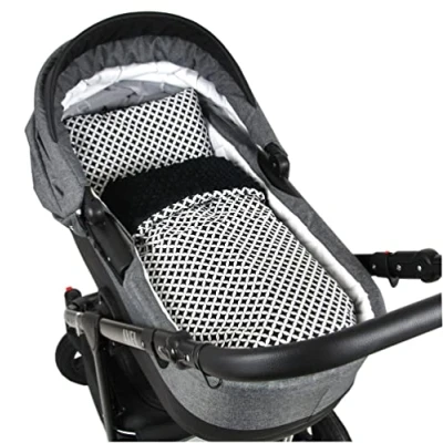 Abbildung von Kinderdecke BABYLUX Babydecke MINKY 2Set Kuscheldecke Decke 75 x 60cm Kinderwagen, BabyLux, MP107 Schwarz + Marokko