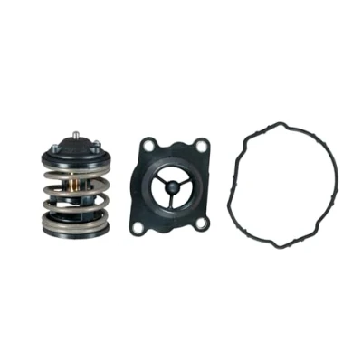 Abbildung von GATES TH47487K1 Kühlwasserthermostat 87 mit Dichtungen Gehäuse BMW: 1 Coupe, X1, 5 Limousine