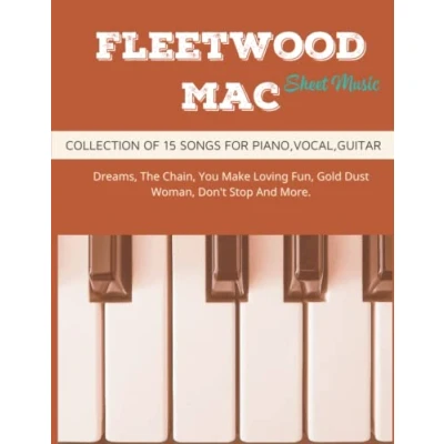 Abbildung von Fleetwood Mac Sheet Music: Collection Of 15 Songs For Piano, Vocal, Guitar