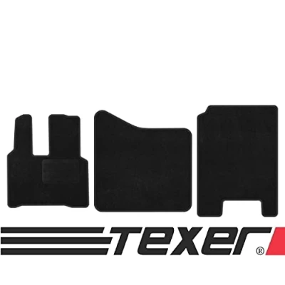 Abbildung von TEXER Textil Fußmatten Passend für Mercedes Benz Actros MP 4 Bj. 2011 ANTHRAZIT