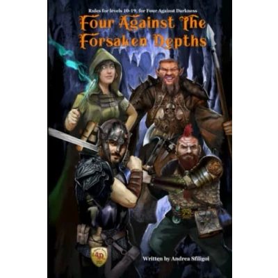 Abbildung von Four Against the Forsaken Depths: Rules for levels 10 19, Darkness