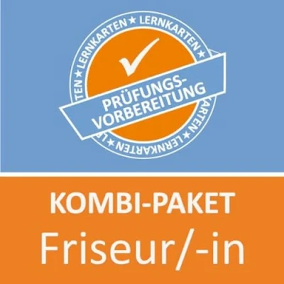 Abbildung von AzubiShop24.de Kombi Paket Lernkarten Friseur/in: Erfolgreiche Prüfungsvorbereitung auf die Abschlussprüfung