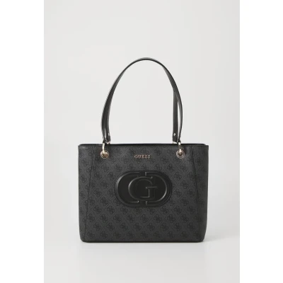 Abbildung von Guess ECO Mietta NOEL TOTE Handtasche, Damen, Größe: One Size, Black