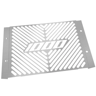 Abbildung von kompatibel mit: Yamaha FZS 1000 Fazer BJ 2001 05 Kühlerabdeckung Wasserkühler Kühlergrill Kühlerschutz Kühlergitter Kühlerschutzgitter Kühlerverkleidung Logo silber
