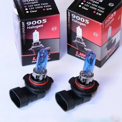 Abbildung von 2X Halogen HB3 Scheinwerferlampe Birne kompatibel für Daihatsu Copen 60W 12V Abblendlicht Fernlicht Glühlampen E Prüfzeichen Sockel P20d Xenon Weiß