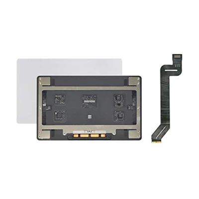 Abbildung von ICTION Neues Trackpad Touchpad mit Flexkabel Ersatz für MacBook Pro Retina 15,4 Zoll A1990 2018 2019 Jahr (Silber)
