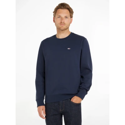 Abbildung von Tommy Jeans Regular C NECK Sweatshirt, Herren, Größe: 54, Twilight navy