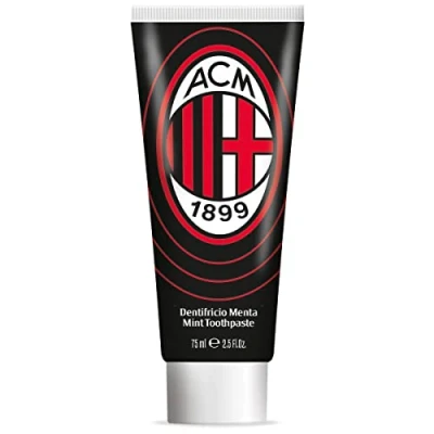 Abbildung von Naturaverde Kids Football Team Zahnpasta mit Minze, Milan, sanfter Formel, für Milanisten Fans, 75 ml