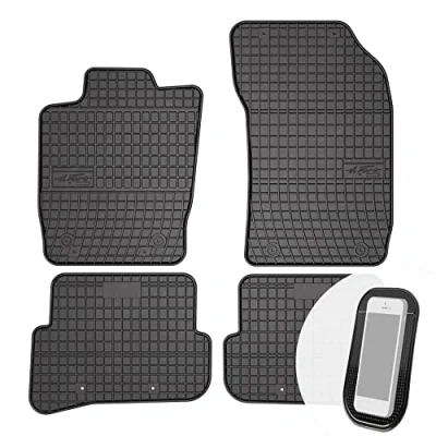 Abbildung von Gummimatten Auto Fußmatten Gummi Automatten Passgenau 4 teilig Set passend für Audi A1 2010 2018