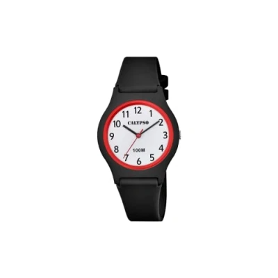 Abbildung von Calypso Jungs Analog Gesteppte Daunenjacke Uhr mit Kunststoff Armband K5798/6
