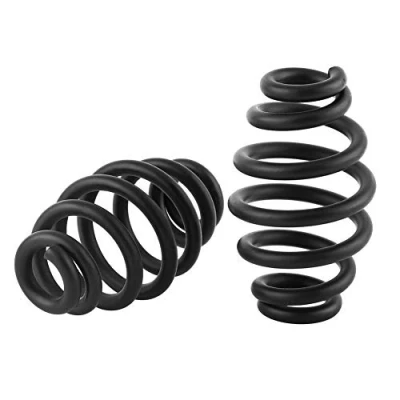 Abbildung von ressort selle Bobber + Sitzfeder 1 Paar 3&quot;Stahl Sitz Barrel Federn für Chopper Motorrad(Schwarz)