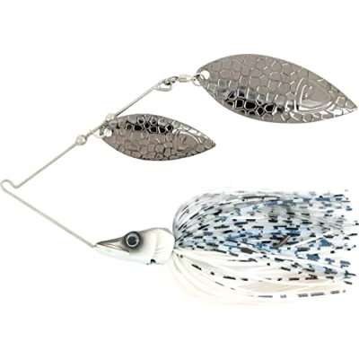 Abbildung von Fox Rage Spinnerbait Spinnköder zum Spinnangeln auf Hechte &amp; Barsche, Hechtköder Spinnfischen, Spinner Hechtangeln, Gewicht:28g, Farbe:Ghost Pike