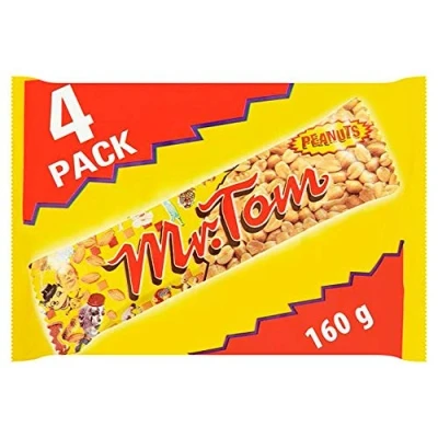 Abbildung von Mr Tom Erdnussriegel, 40 g, 4 Stück