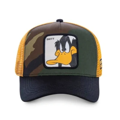 Abbildung von Cap Herren Looney Tunes, Tracker Kappe Herren, Daffy, Angenehm, Grün, Einheitsgröße