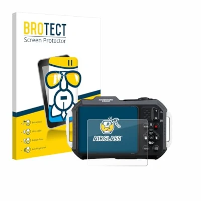 Abbildung von BROTECT Schutzglas für Ricoh Pentax WG 1000 Schutzfolie Panzer Folie Glas [Extrem Kratzfest 9H, Anti Fingerprint, Ultra Transparent]