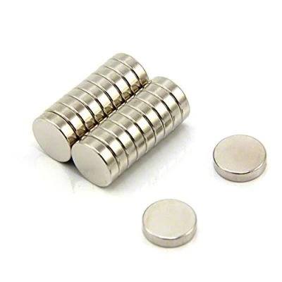 Abbildung von N42 Neodym Magnet Für Kunst, Kunsthandwerk, Modellherstellung 12mm Durchmesser x 3mm Dick 2,5kg Zug Pack von 200