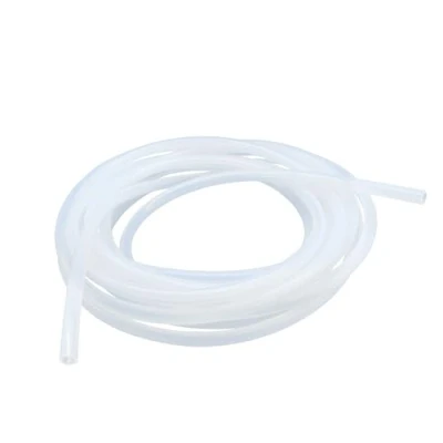 Abbildung von LAVMHAB Silikonschlauch 6mm ID x 8mm OD 5 Meter Länge, Lebensmitteltaugliche Schläuche Flexibler Schlauch Klar Wasser Luft Rohre für die Pumpe übertragen