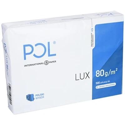 Abbildung von POL International Paper LUX 80g/m2 A4/ Kopierpapier Druckerpapier, edelstahl, Beere